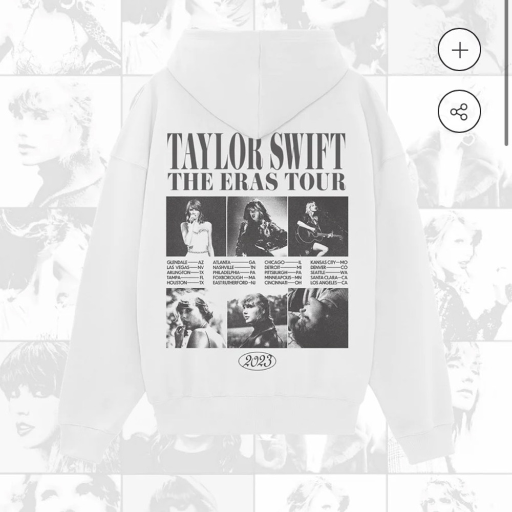 Taylor Swift Eras Tour Sweater White